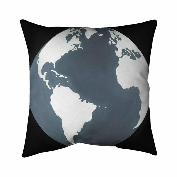 Begin Home Decor 20 x 20 in. Earth Satellite View-Double Sided Print Indoor Pillow 5541-2020-TV10